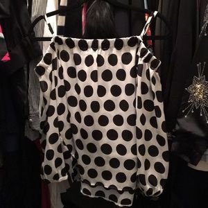 Polka dot blouse